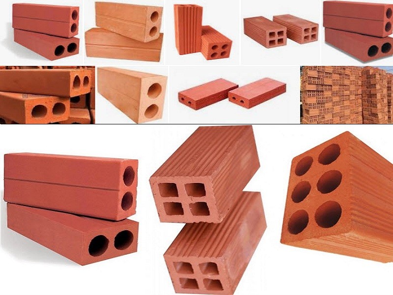 các loại gạch xây nhà