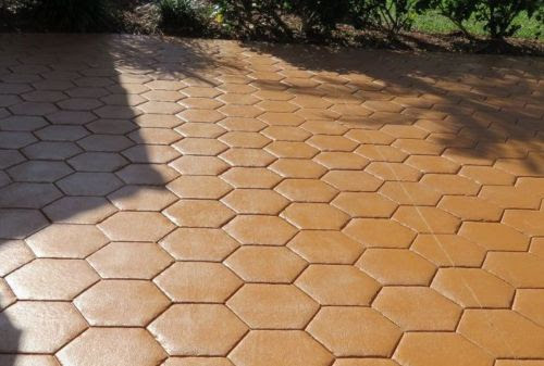 kích thước gạch block lục giác