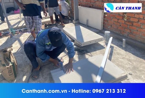 thi công nhà lắp ghép tấm panel
