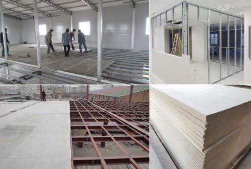 vật liệu làm vách nhà tiền chế