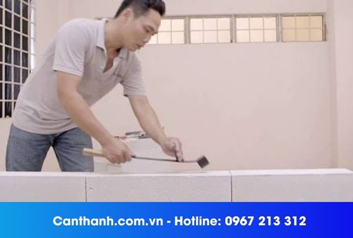 xử lý nứt tường gạch AAC
