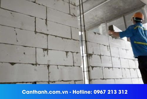 xử lý nứt tường gạch AAC