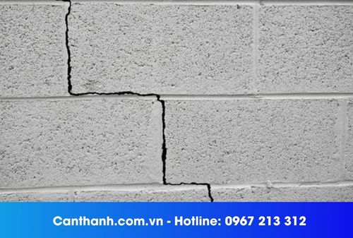 xử lý nứt tường gạch AAC