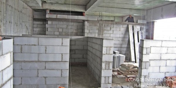 Gạch siêu nhẹ xây nhà