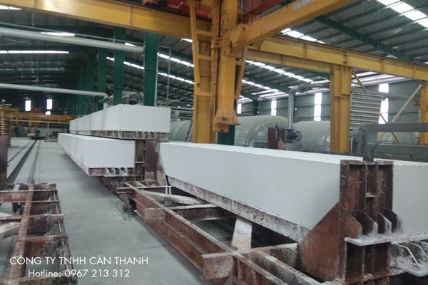 nhà máy gạch nhẹ chưng áp aac